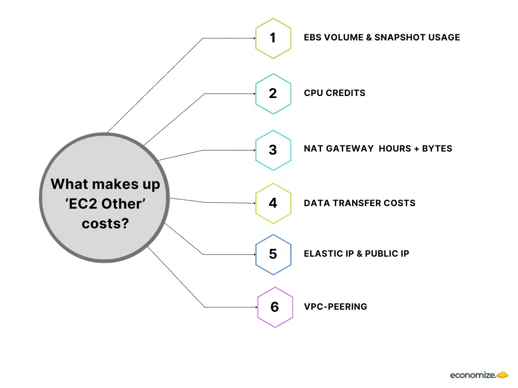 EC2-Other, Costs, AWS, Cost Explorer, Pricing, Breakdown, .CSV, Services, Instances